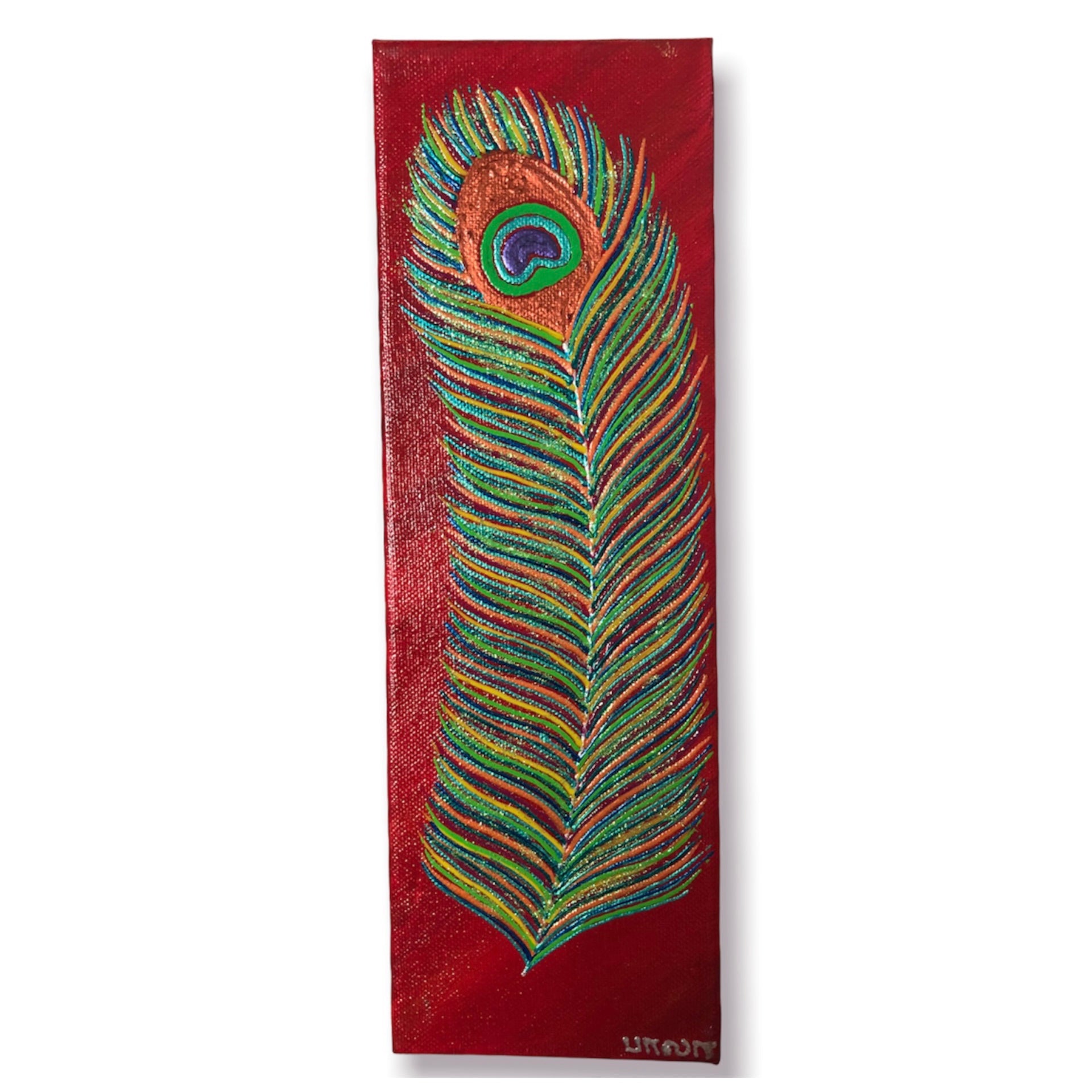 Value Arts Inc. Peacock Feather Scarf